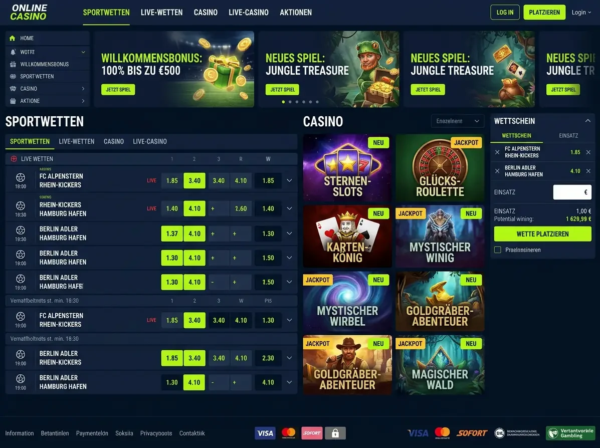 Winbeatz — Spiele und Quoten
